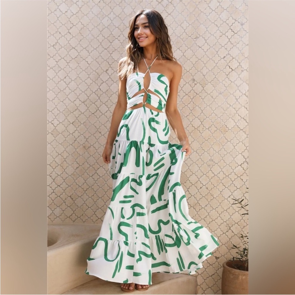 Seven Wonders Yorkalina Maxi Dress in Emerald Sz. XS US Sz. 2